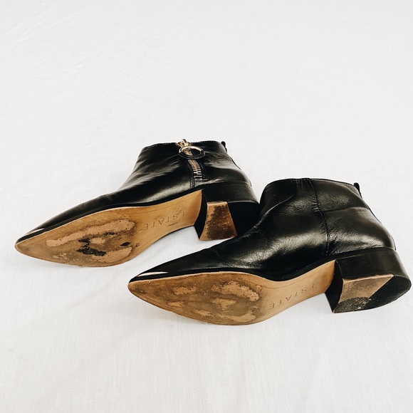 1. State Black Leather Booties - Picture 5 of 5